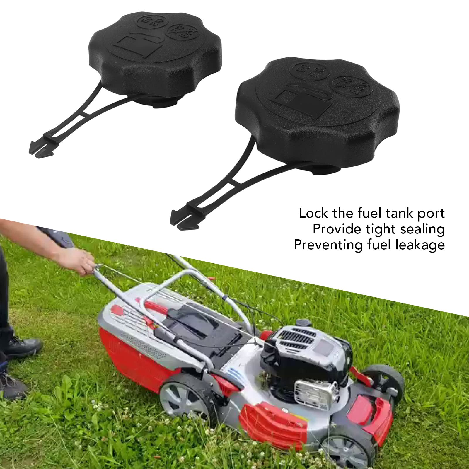 Réservoir Carburant Universel ZYWUOY - Pour Tondeuses à Gazon - Compatible Quantum 699374, 693377 Et Autres Modèles