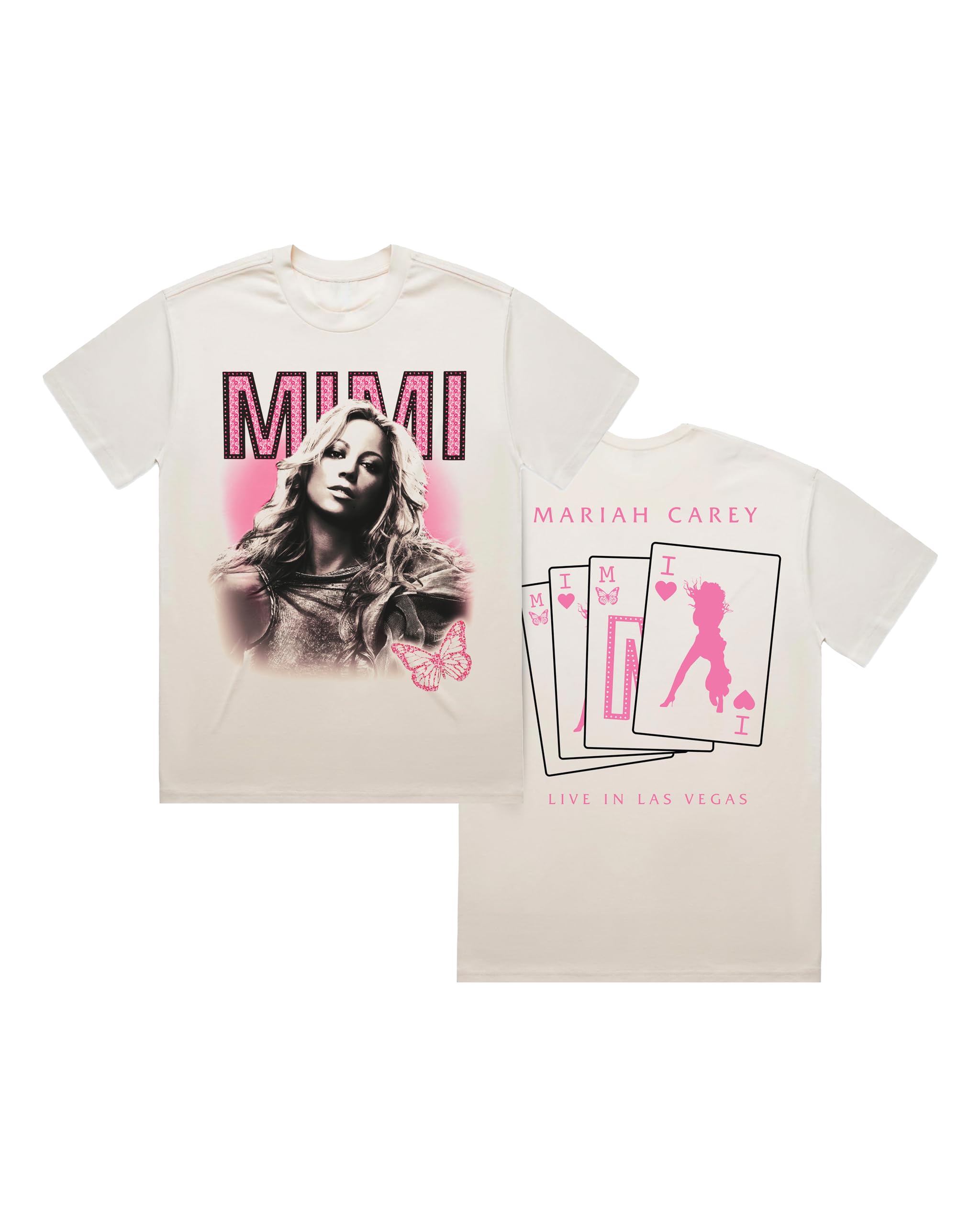 Mariah Carey Official Tour Merch Mimi Live in Las Vegas T-Shirt