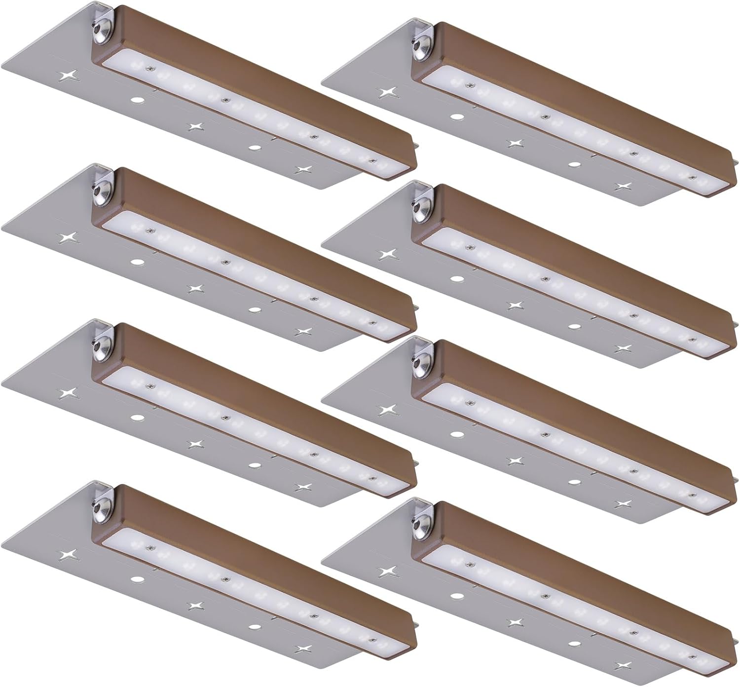 8Pack 7 Inch LED Classic Series Hardscape Lighting, Wall Lights