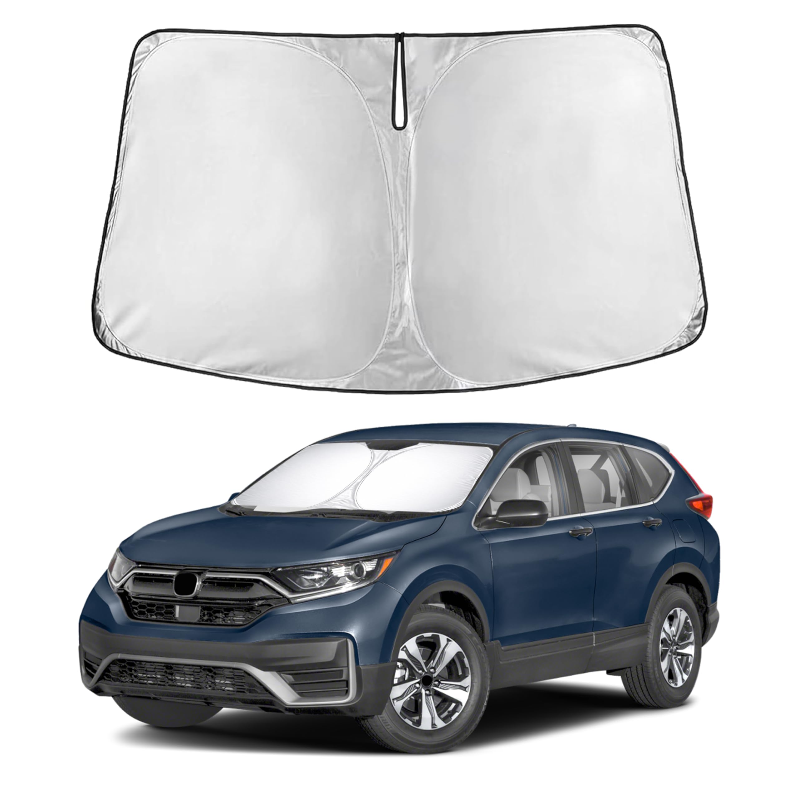 EcoNour Windshield Sun Shade Compatible for Honda CR-V 2017–2021 2022