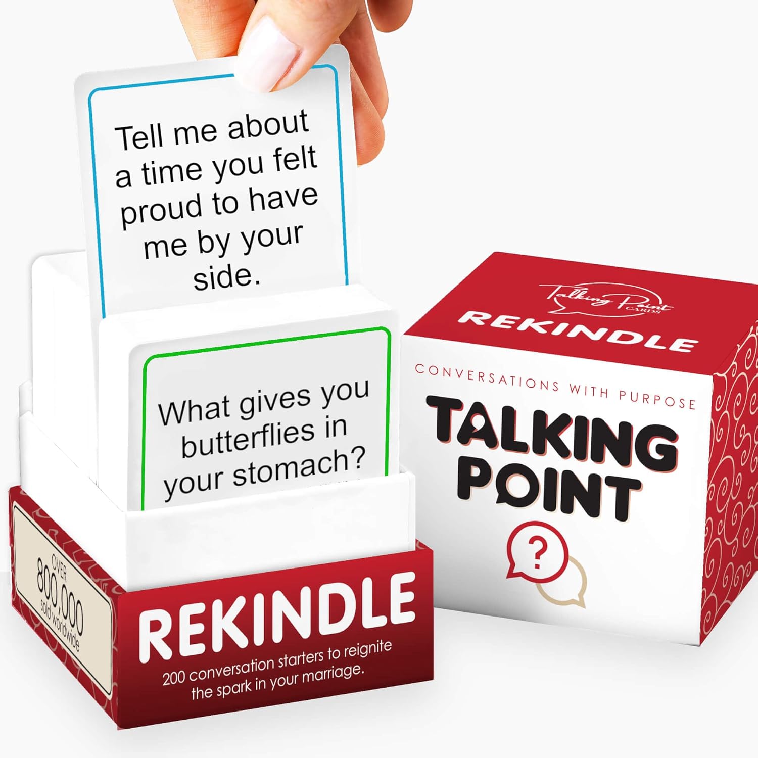 200 Couples Conversation Cards Rekindle Couples Game for