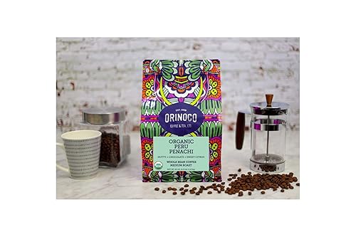 Miniatura 4 de Orinoco Bolsa orgánica de comercio justo Perú, 2.5 libras, tostado medio, café de grano entero, granos arábigos 100% orgánicos de comercio justo