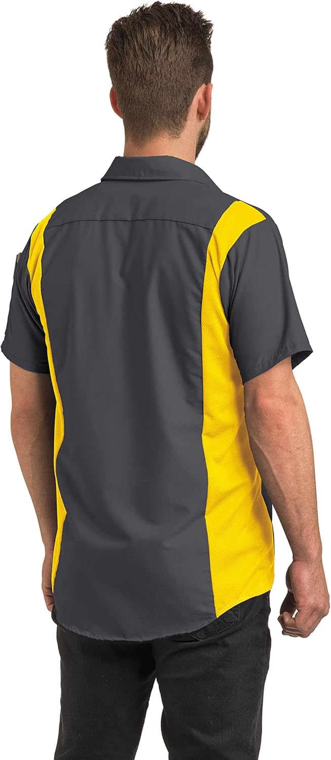 Red Kap Mens Short Sleeve Performance Plus Shop Shirt with Oilblok TechnologyShirt - Image 2