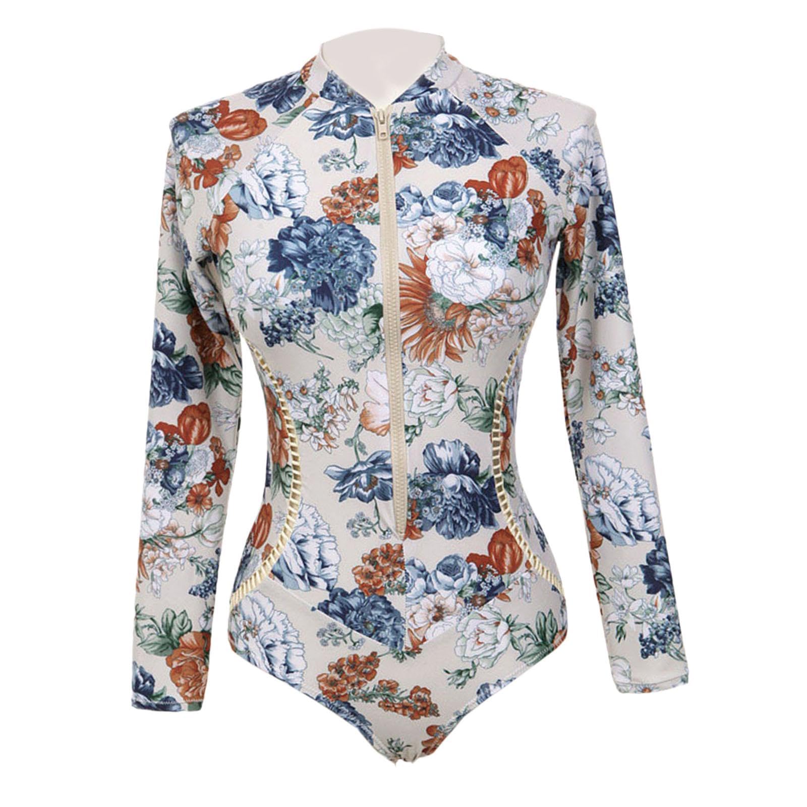 ™ Long Sleeve Swimsuit for Women Womens Swimwear for Summer Beach Water Sports M | Swimwear | Womens Clothing-image-41