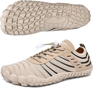 Barfußschuhe Damen Herren Wasserschuhe Leicht Atmungsaktiv Schnelltrocknend Minimalismus Badeschuhe Damen Herren Zehenschuhe 36-46 EU