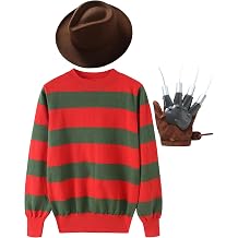 EBYTOP Halloween Scary Costume for Men 2026, Sweater with Hat Set