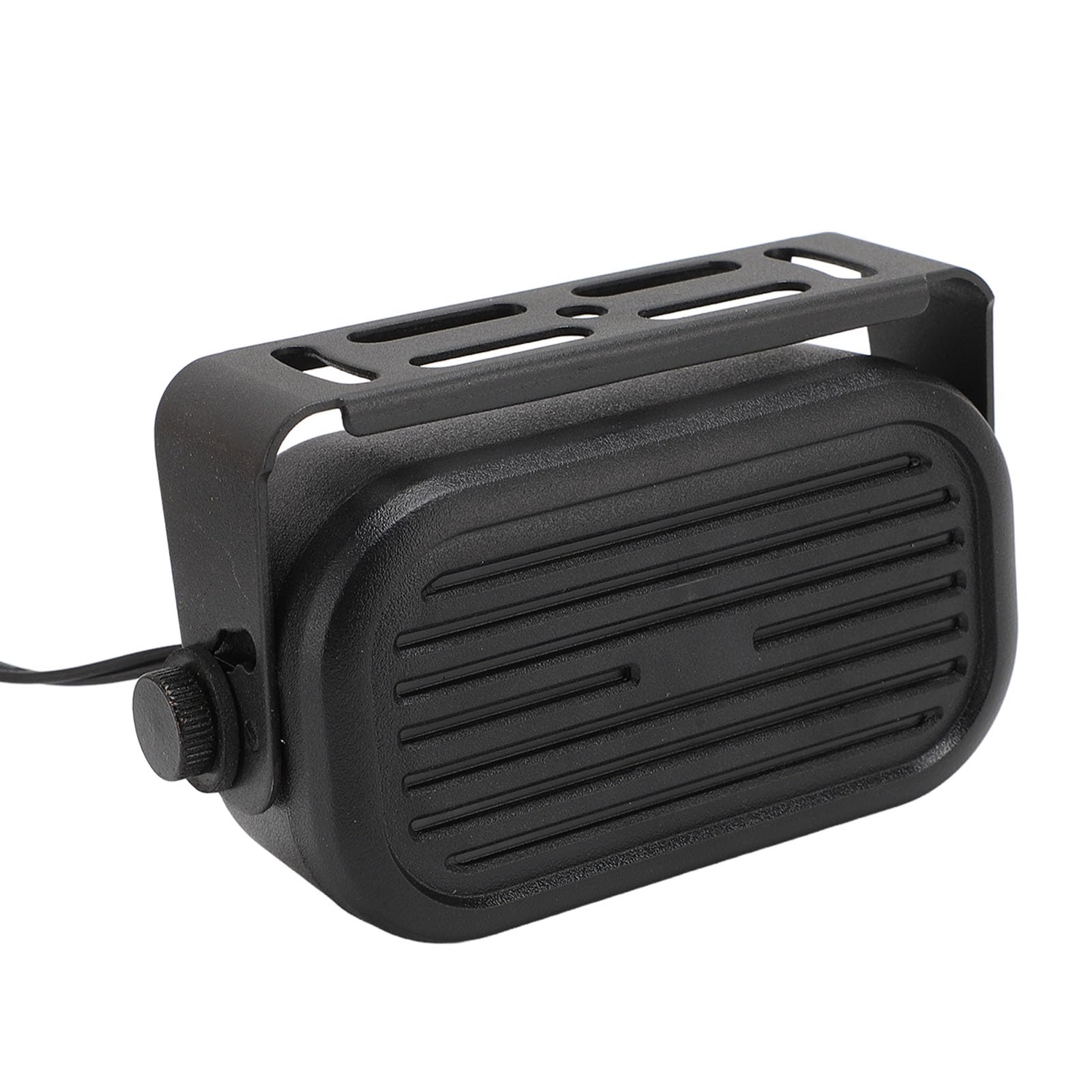 Diyeeni Haut-Parleur Externe de Voiture de 3,5 Mm, Son Clair et Puissant, Résistant aux Chocs, Résistant à l'usure, Compatible avec Les Radios, Longueur de Câble de 4,5 M, Installation