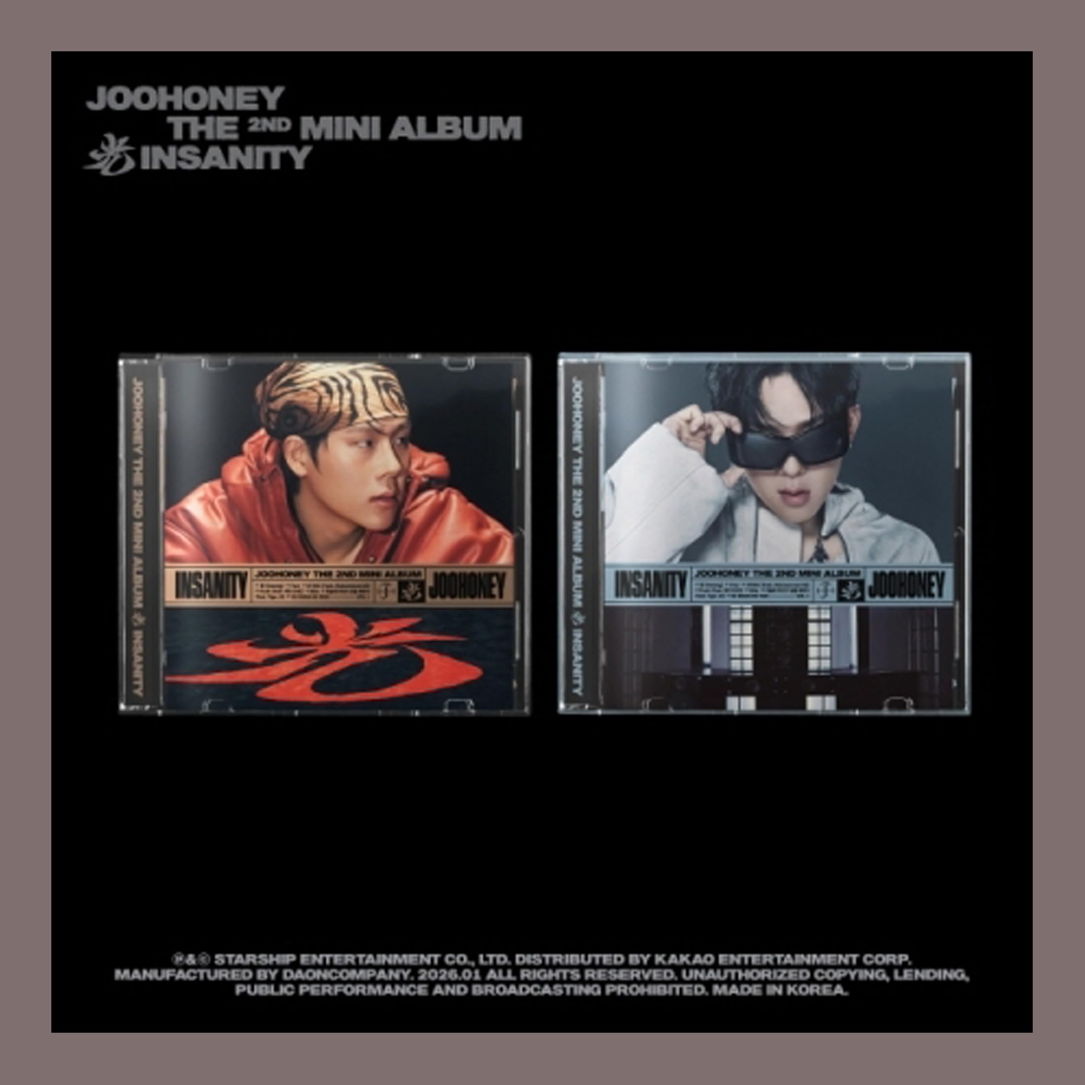 Mini album Monsta X Joohoney Insanity le cadeau idéal pour les fans de K-pop