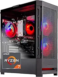 Skytech Blaze4 Mini PC Desktop para jogos, Ryzen 7 5700 3,7 GHz (4,6GHz Turbo Boost), NVIDIA RTX 4060 8GB GDDR6X, 1TB SSD, 16GB DDR4 RAM 3200, 650W GOLD PSU, Wi-Fi, Win 11 Home