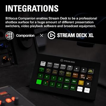 Elgato Stream Deck XL Advanced Studio Controller, 32 Keys | Instantly trigger unlimited actions, Powerful integrations, Visual feedback, Custom icon packs, Works with Mac and PC