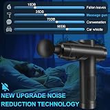 Pistolet De Massage, Pistolet Massage Pistolet Massage Musculaire Massage Gun 30 Vitesses Avec écran Lcd 10 Embouts Pour Dos épaules, Jambes, Muscles (noir) - 6