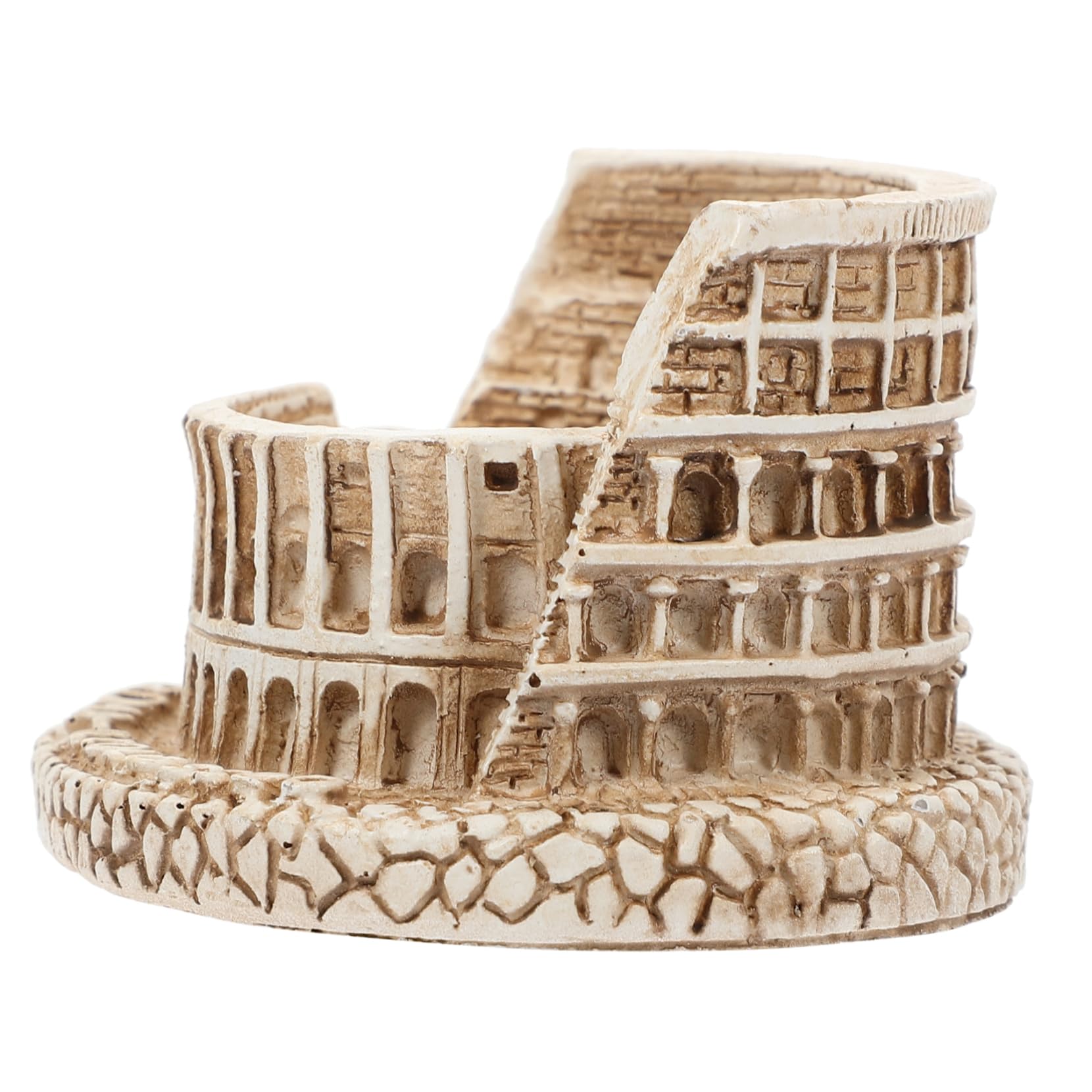 MAGICLULU 5 Pezzi Unici Colosseo Romano Decorazione Acquario Statua in Resina Per Acquario Da Tavolo