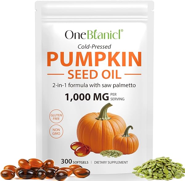 Luxe Essence Pumpkin Seed Oil with Saw Palmetto 1000mg