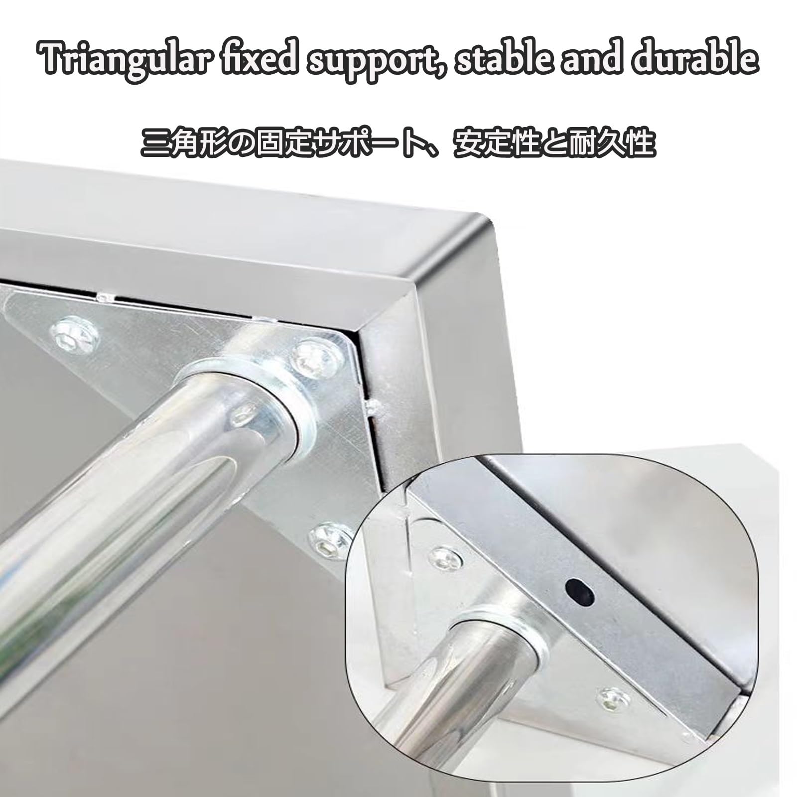 Tavolo da Preparazione, Tavolo da Preparazione per cucine Professionali in Acciaio Inox - Piano di Lavoro a Doppio Strato Resistente, Impermeabile e Facile da Pulire - 130x40x80 cm (51,1x15,