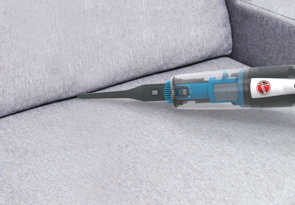 Hoover HF522STP Mocny odkurzacz akumulatorowy 22V, duża autonomia 45 min, kompaktowe przechowywanie, szczotka zapobiegająca plątaninie, szczotka LED o dużej pojemności, pozycja Park&Go + szczotka do
