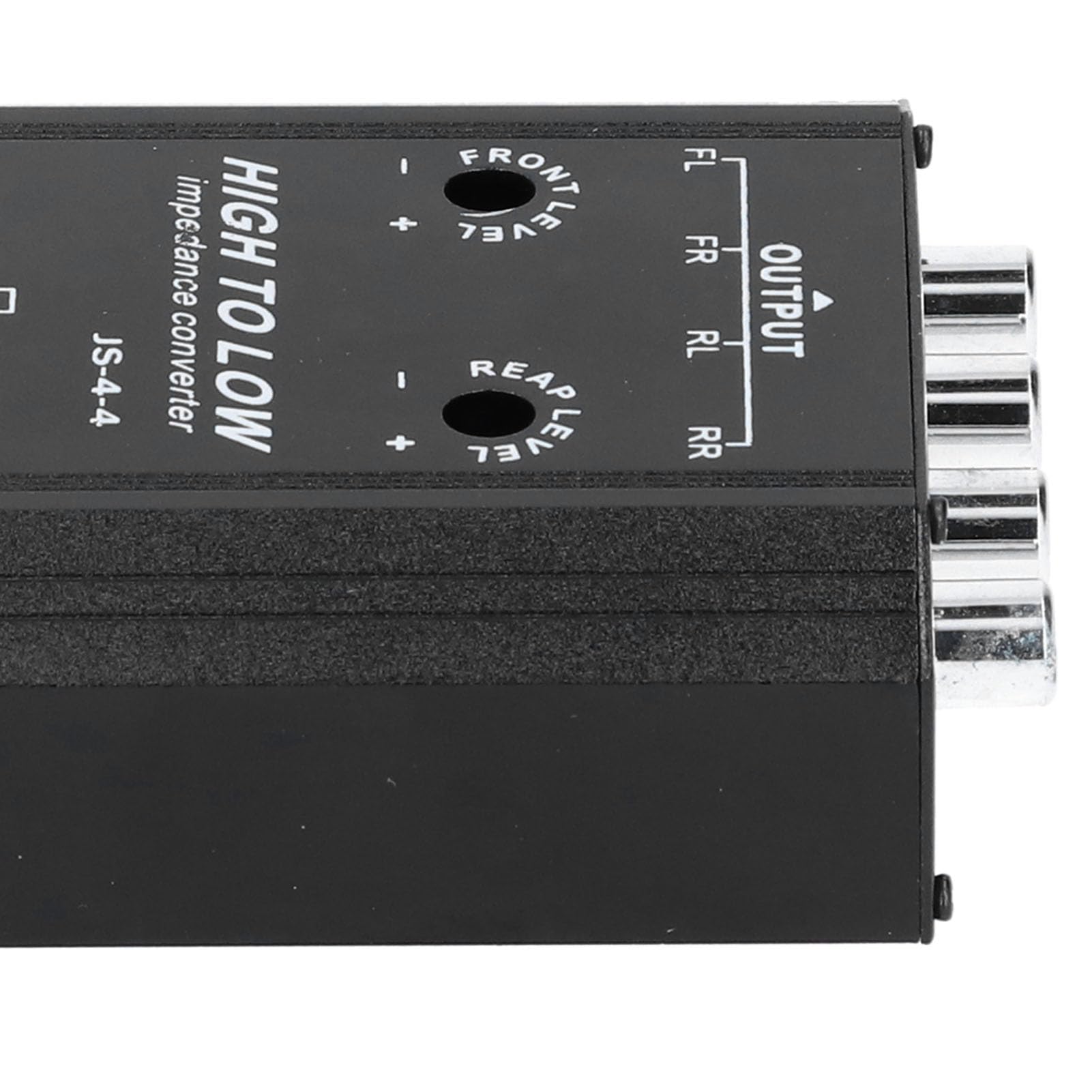 aqxreight Convertitore di Impedenza Lineada Alto a Basso Filtro di Frequenza per Altoparlante Radio Stereo per Auto 12V 4 Canali