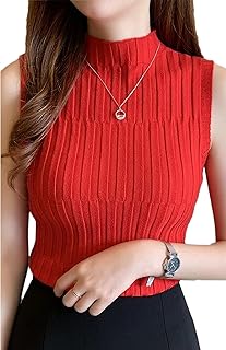 [アズルテ] ノースリーブ 5色 フリーサイズ レディース オフィス カジュアル トップス