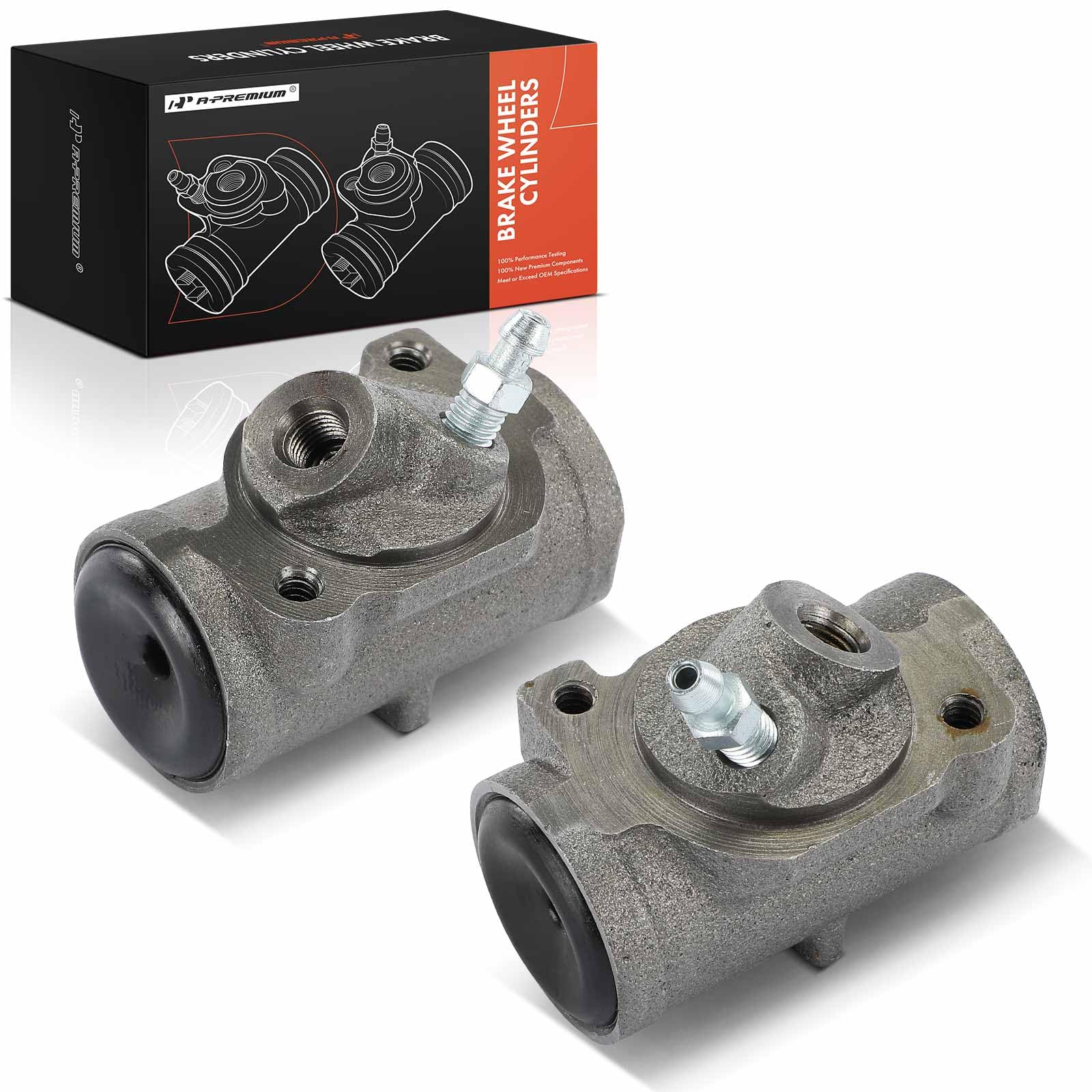 Photo 1 of A-Premium Front Drum Brake Wheel Cylinder Compatible with Buick, Chevrolet, GMC, Oldsmobile & Pontiac Skylark, GS 350, Special, Chevelle, Monte Carlo, Cutlass, 1968-1972, 2-PC Set
