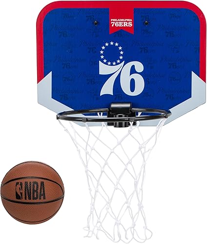 Miniatura 21 de Franklin Sports NBA Team - Aro de baloncesto sobre la puerta – Mini aro de baloncesto para niños con baloncesto – Aro de baloncesto para fanáticos
