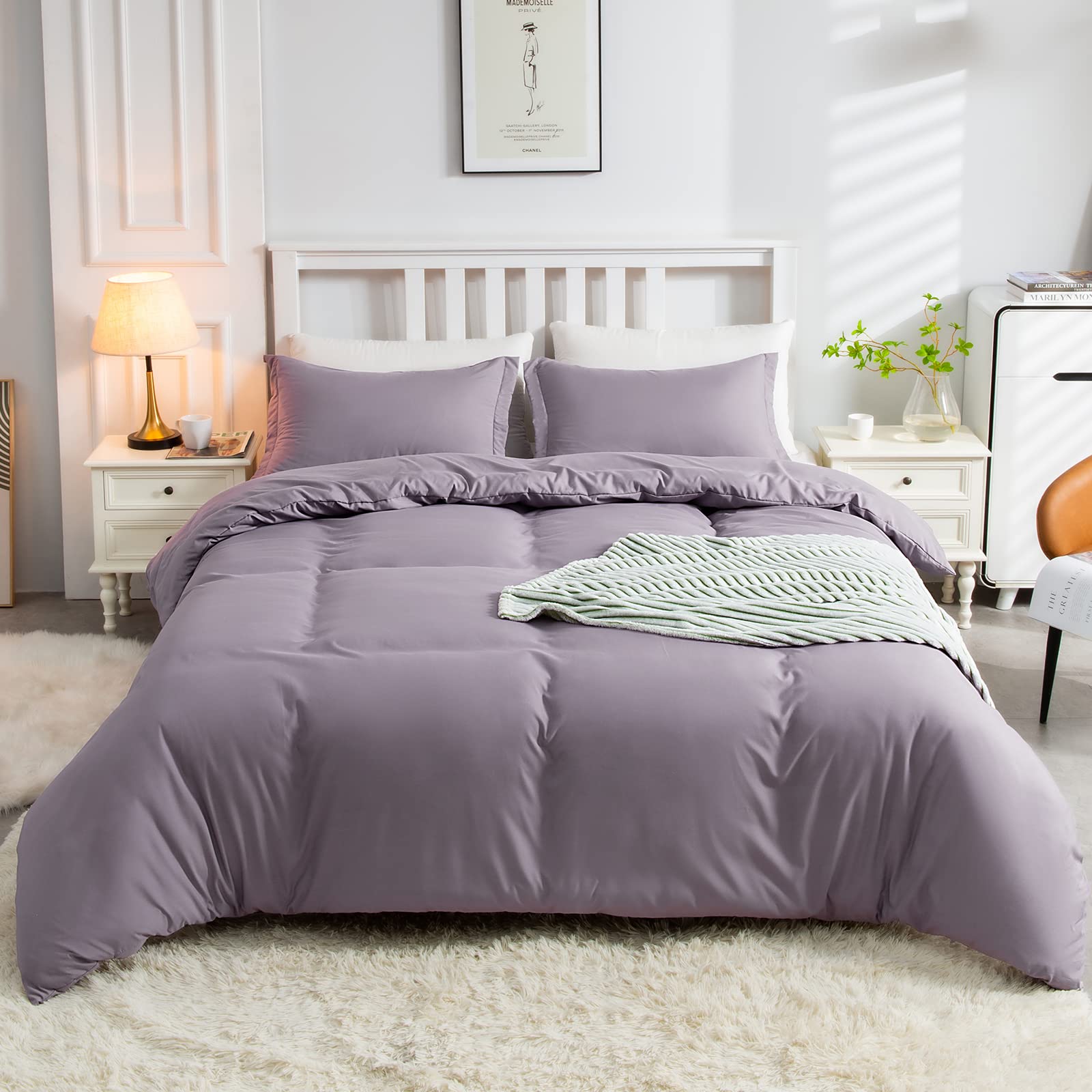 lavender doona cover