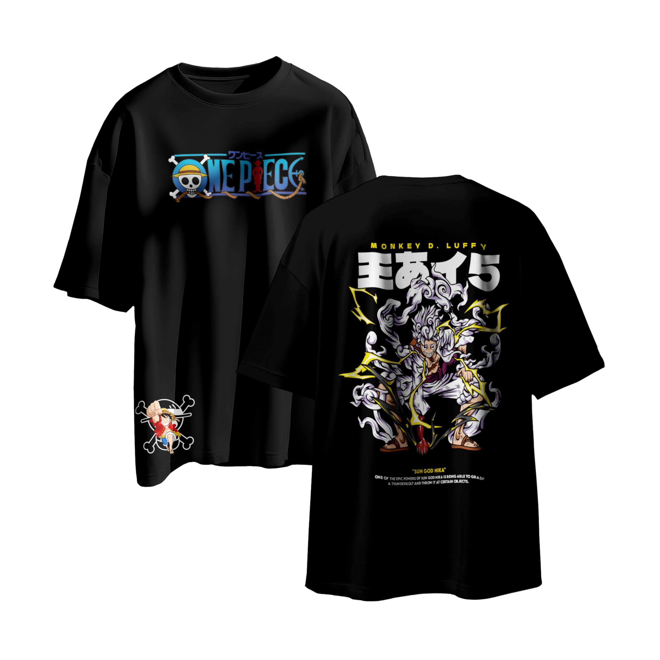 Buy Rocky Fab One Piece Anime T-Shirt for Men and Women Oversized