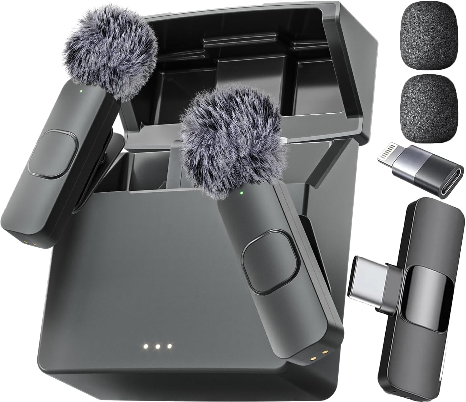 Mini Mic Pro (Latest Model - Wireless Microphone for iPhone, iPad, Android)