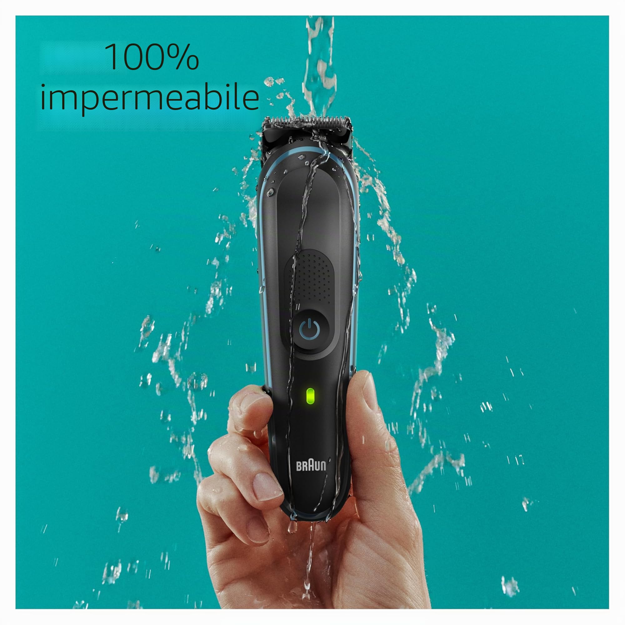 Braun MGK5445 Regolabarba e Tagliacapelli Uomo 10-in-1 Styling Nero