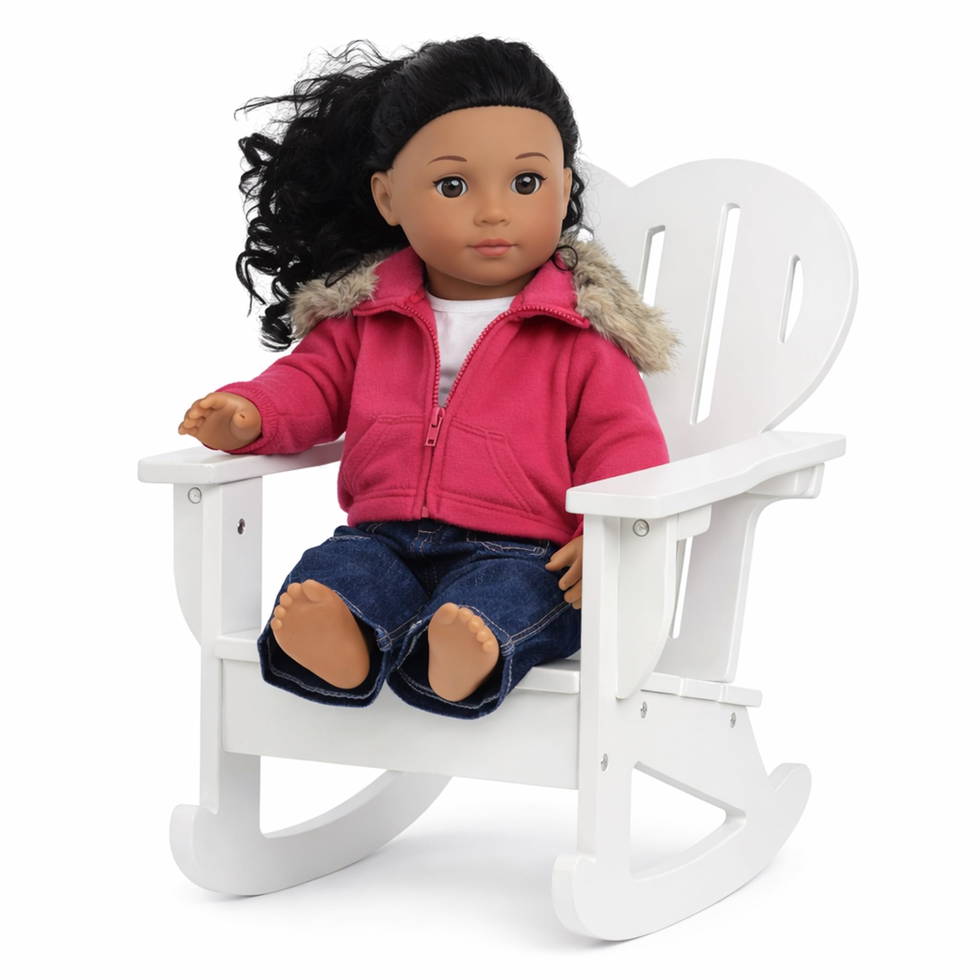 Amazon.com: Emily Rose 18 Inch Doll White Adirondack Rocking Chair Classic Doll Furniture with Smooth Rocking Motion, Fits American Girl Dolls, Trusted USA Brand Since 2006 (Doll Not Included) : Toys & Games Amazon.com: Emily Rose 18 Inch Doll White Adirondack Rocking Chair Classic Doll Furniture with Smooth Rocking Motion, Fits American Girl Dolls, Trusted USA Brand Since 2006 (Doll Not Included) : Toys & Games