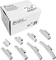 Zerint P-M70 Wheel Weight Kit: 70pc Grey P-Style Steel Weights for Cars, Trucks, Vans - Rust-Proof, Eco-Friendly Balance