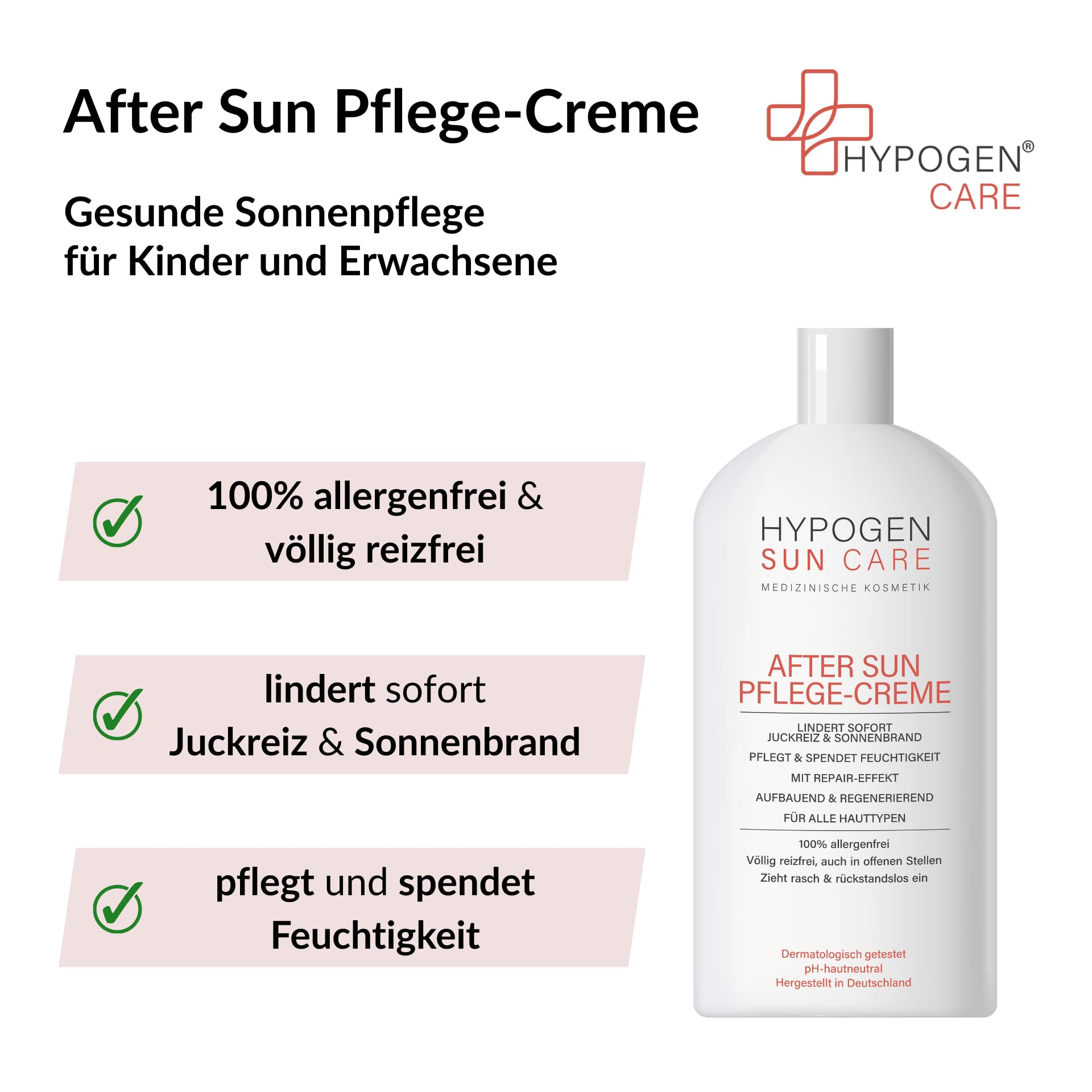 After Sun Akutpflege-Set 2 in 1 I 100% allergenfrei, organische Inhaltsstoffe