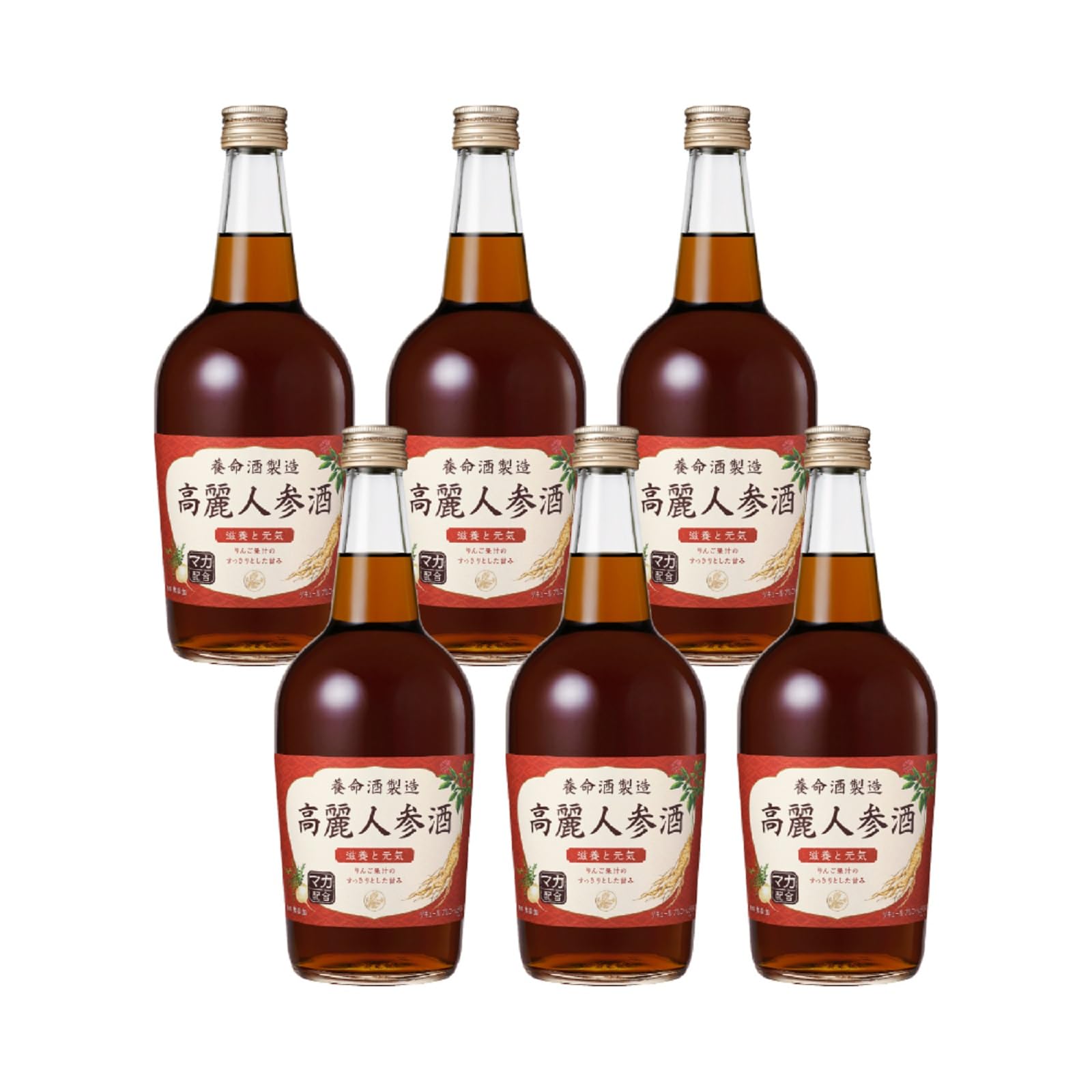 Amazon.co.jp: 養命酒製造 高麗人参酒 [ リキュール 700ml×6本