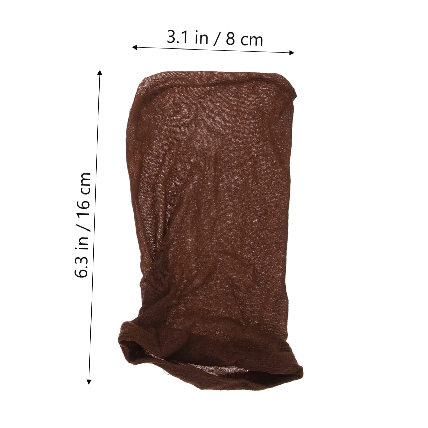OATIPHO 6pcs Women Wig Net Caps Breathable Nylon Hair Nets for Wig Flexible Comfortable Open Mesh Caps Lightweight Stretchable Head Covers Nude