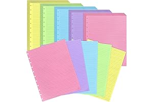 120 Sheets/240 Pages Letter Size Discbound Lined Refill Paper