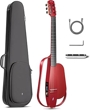 エンヤ ミュージック NEXG2 スマートギター ケース付 ブラック ENYA NEXG 2: Smart Silent Travel Guitar with Looper