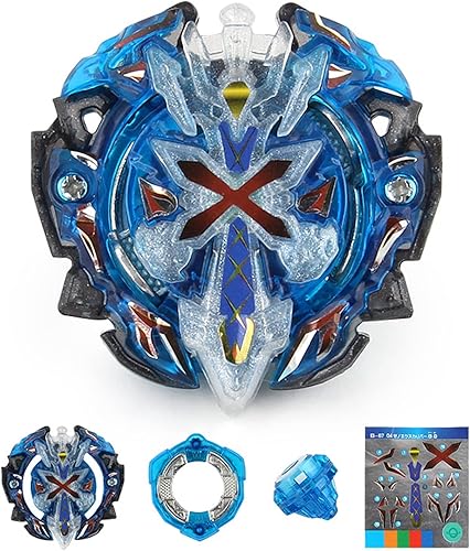 Miniatura 4 de Battling Tops Burst Booster B-67 Blue Xeno XcaliburExcalibur B-184 Bey Launcher LR Left Right Spin DB Layer System B-11 Grip Metal Fusion Starter