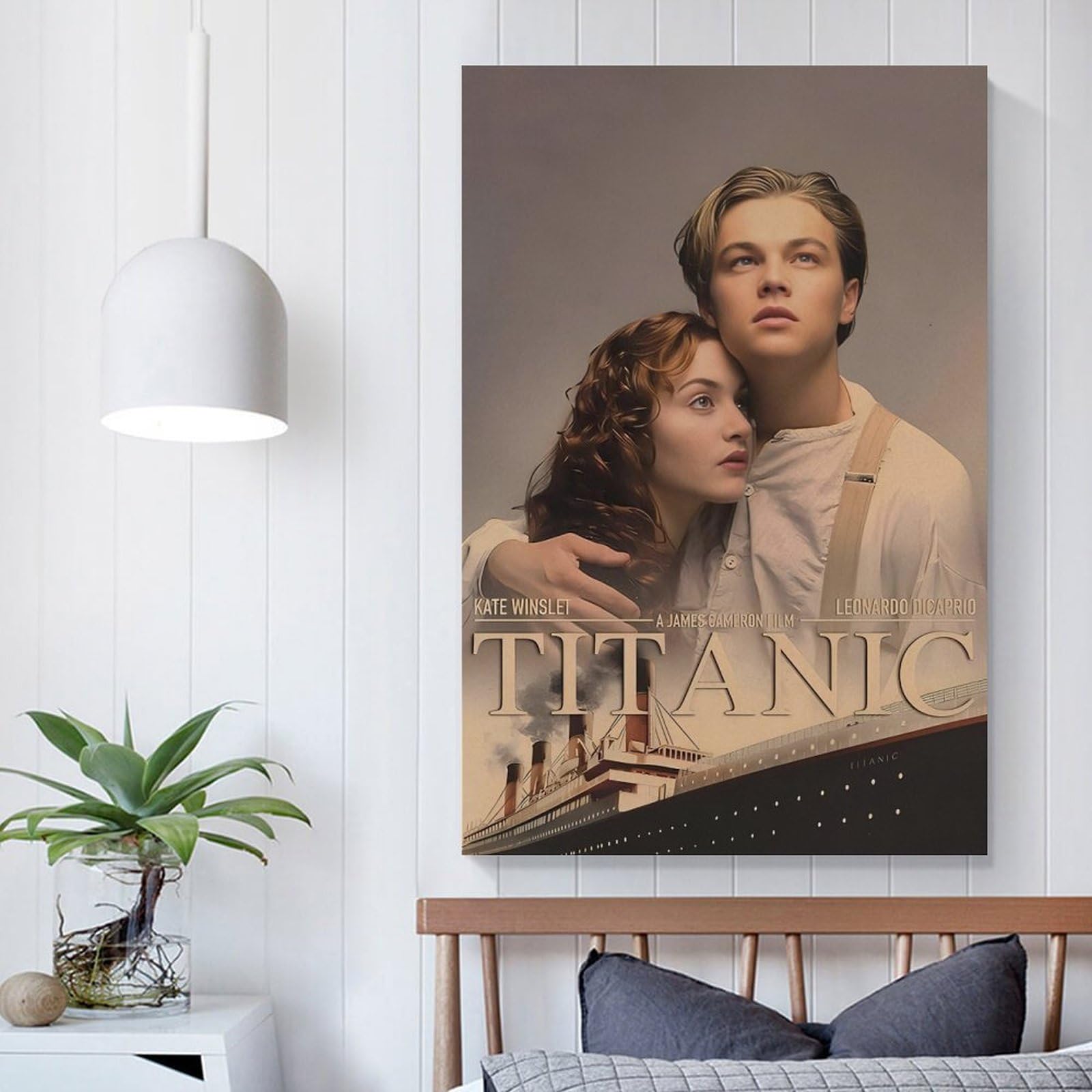 Amazon.co.jp: Titanic タイタニック 映画 ポスター (1) キャンバス 壁