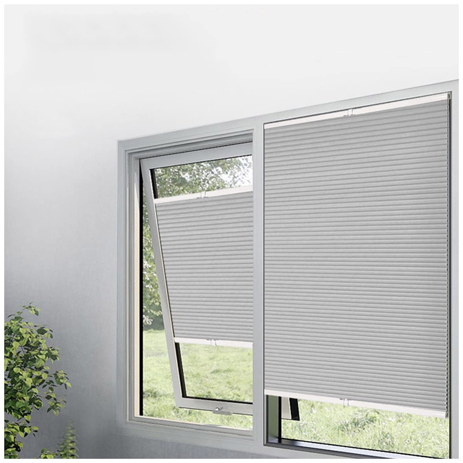 Amazon｜プリーツシェード、ノードリルインテリアハニカムカーテン