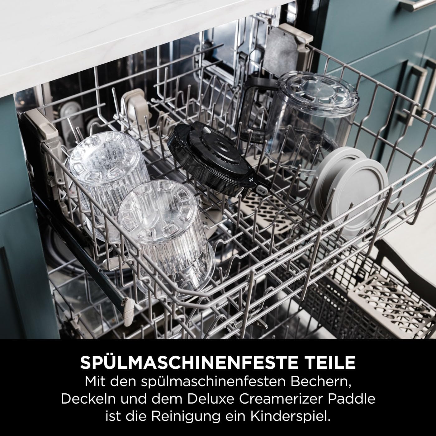 Ninja CREAMi Deluxe: 10 Funktionen, 2 Becher, Silber Ansicht 10