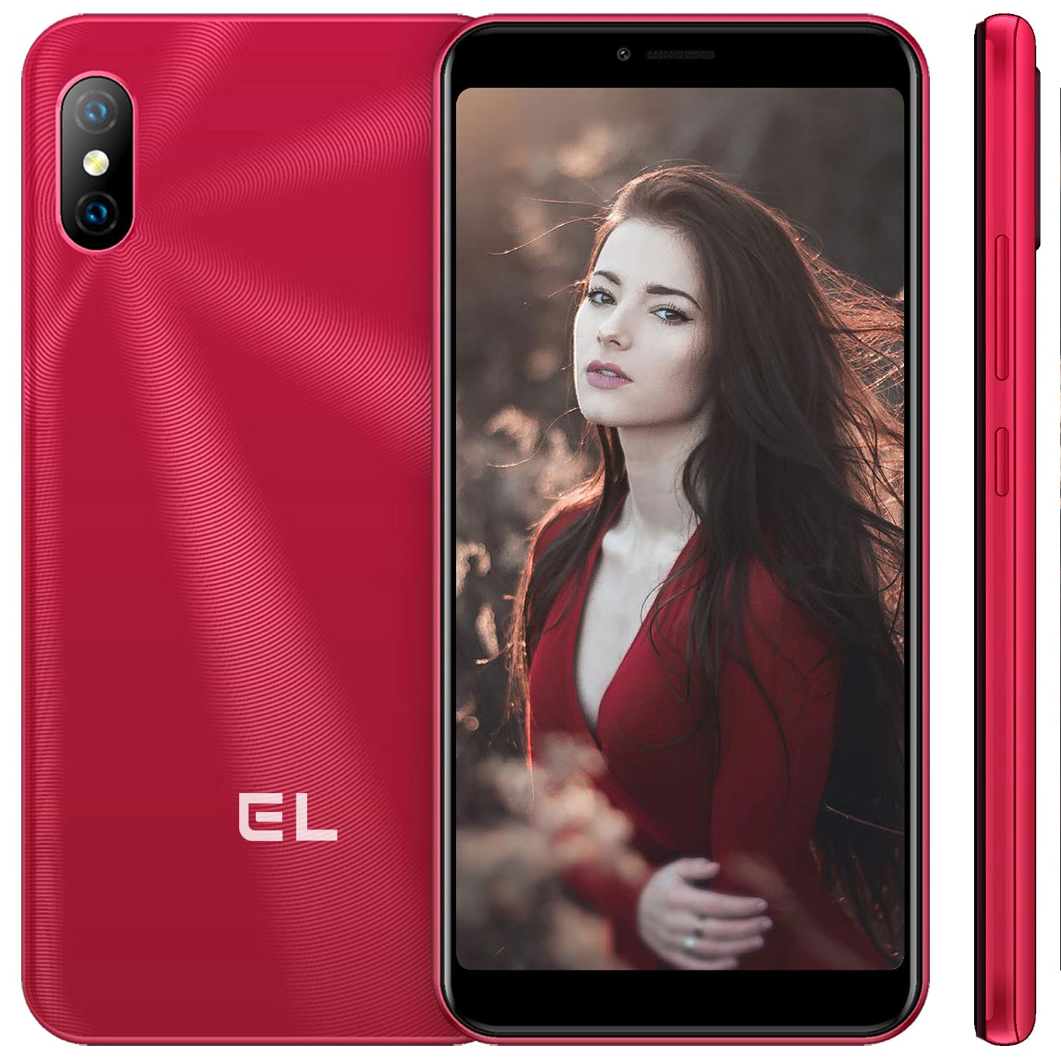 EL 4G Mobile Phone, YSL 6C Unlocked Cell Phone, SIM Free Unlock Android 8.1Go Phone, Dual SIM Smartphone, 2500mAh Big Battery, 1GB RAM+16GB ROM, 8MP Rear Camera, 5.5 inches Full-Screen, Face ID
