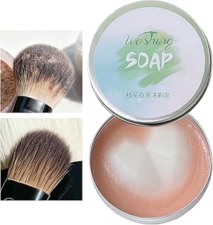 Jabón de brochas de maquillaje, limpiador de ...