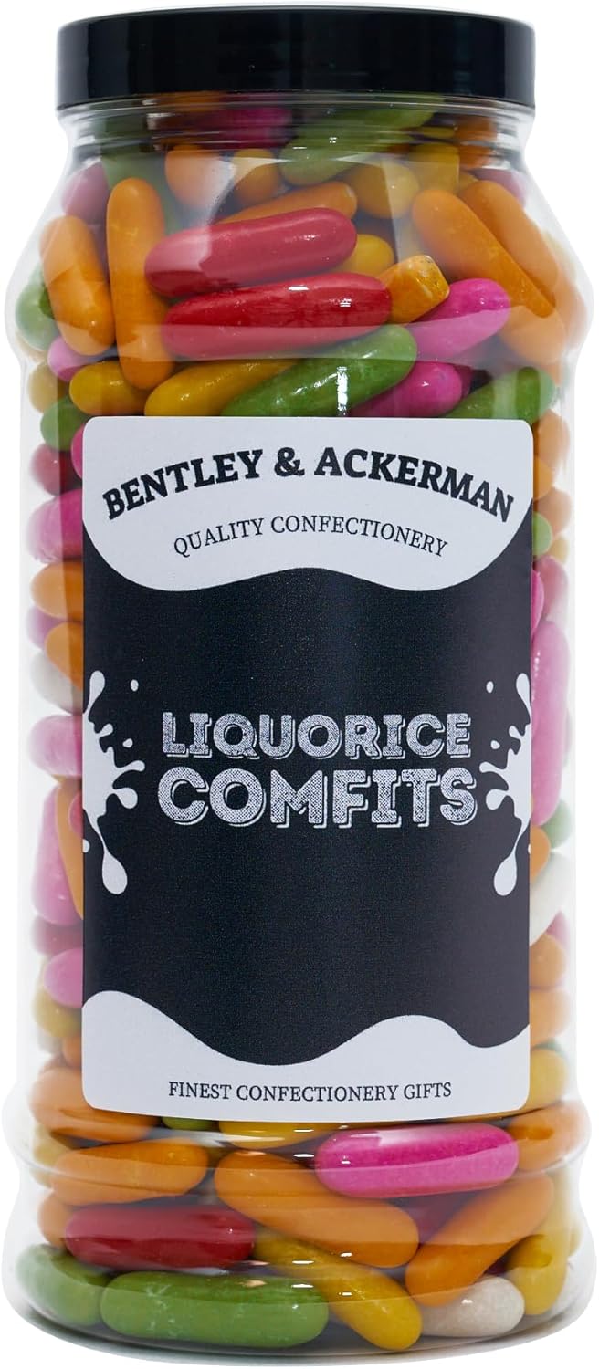 Liquorice Comfits (800g) Original Liquorice Comfits Retro Sweets in a