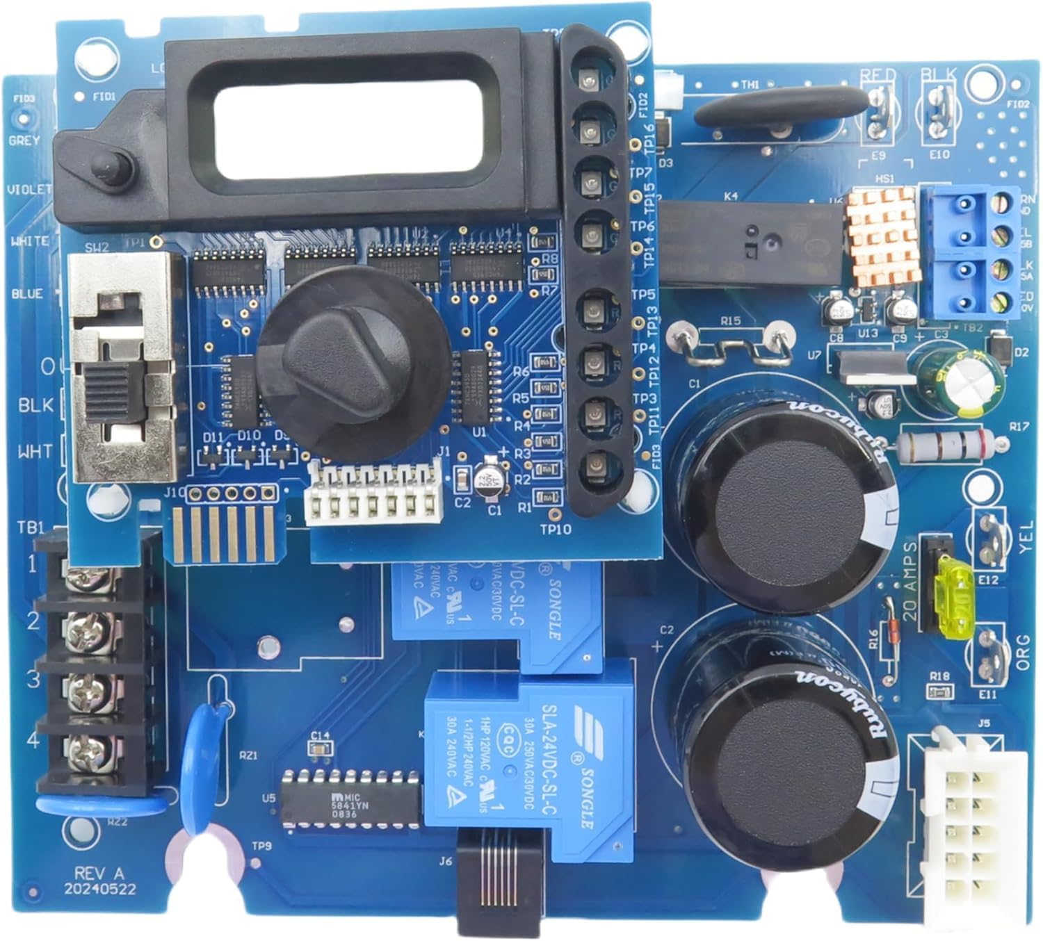 GLX-PCB-RITE Main Circuit Board & GLX-PCB-DSP Display Board，Fits The