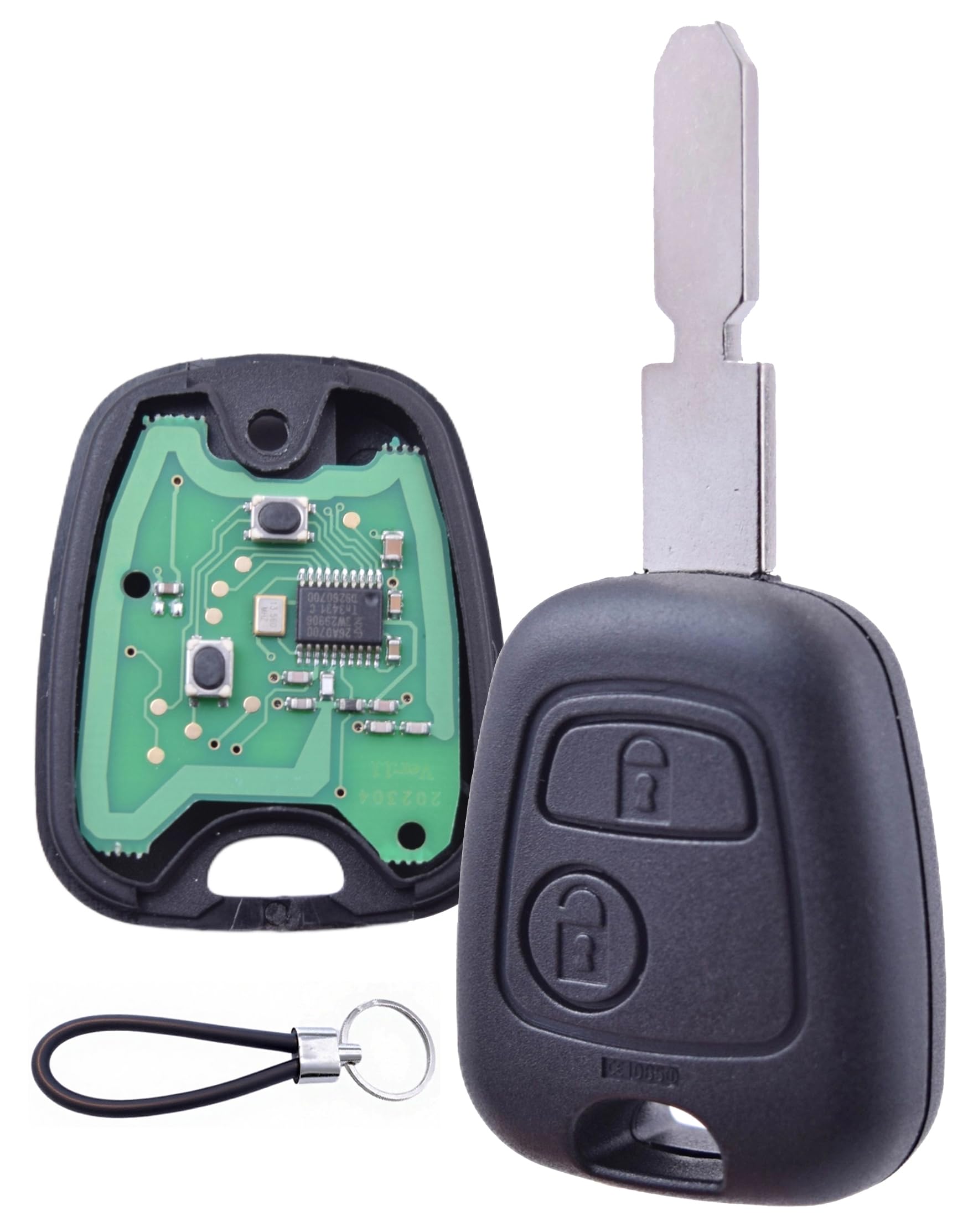 Clé Vierge Programmable ANGOFIZ ID46 pour Peugeot