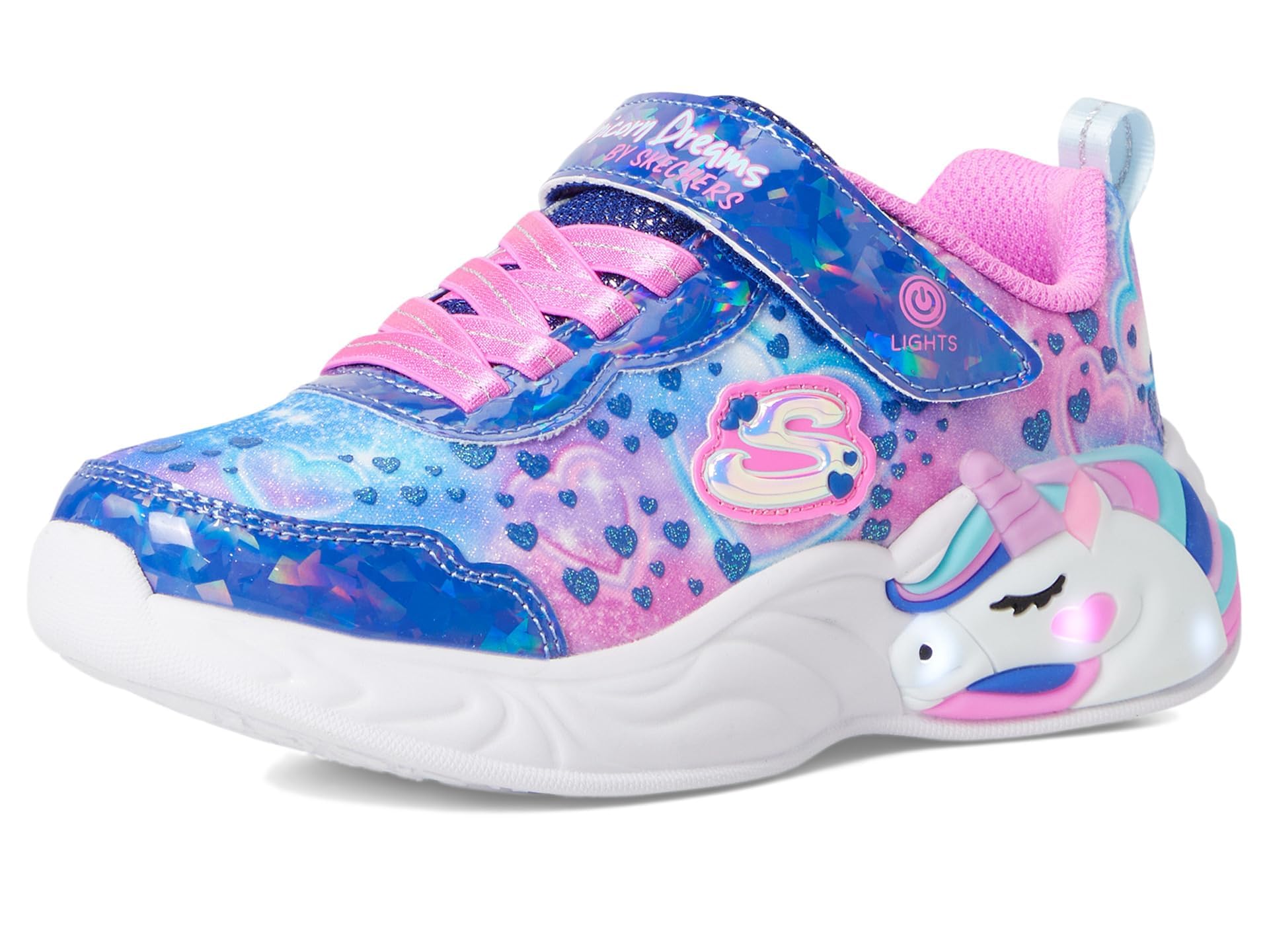 Skechers Unicorn Dreams Heart Sparkles, Zapatillas Niñas