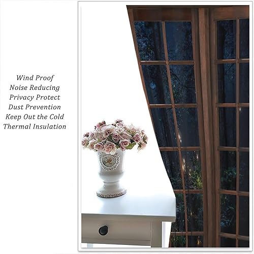 Miniatura 5 de Cortinas de paisaje de bosque oscuro con brillo mágico, luces nocturnas mágicas de fantasía, cortinas opacas con bolsillo para barra, cortinas para