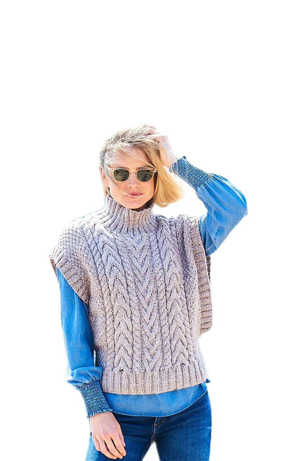 Stylecraft Fusion Chunky Sweater & Tank Top Pattern 9941
