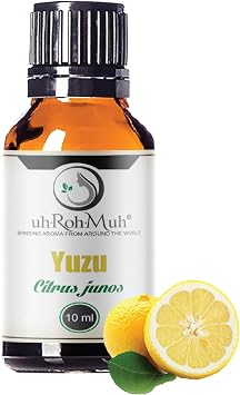 Yuzu Essential Oil 100% Pure Cold Pressed Citrus Junos Peel from Spain | Bright Citrus Aroma Oil for Diffuser, Perfumery, Skincare Formulations & Aromatic Blending 10ml