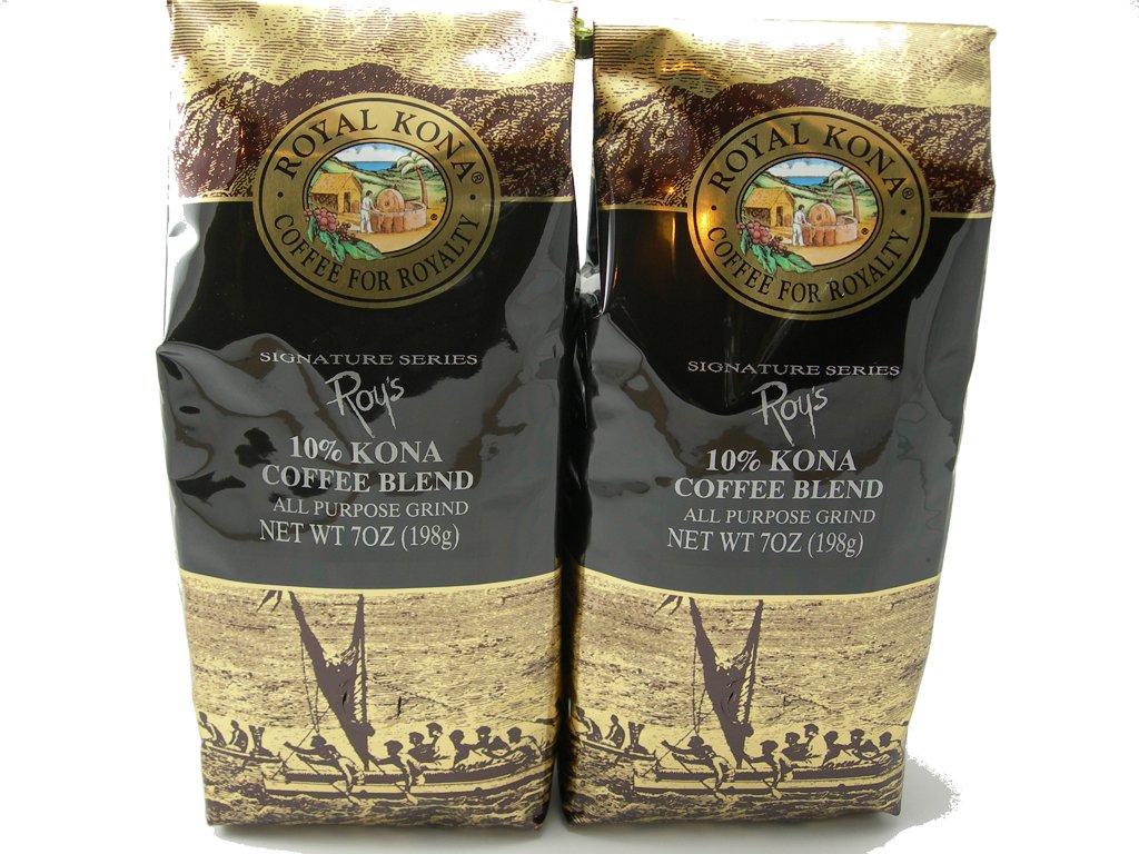Royal Kona Coffee Roy's Signature Series - Value Twin Pack (All Purpose Grind) - 14 oz