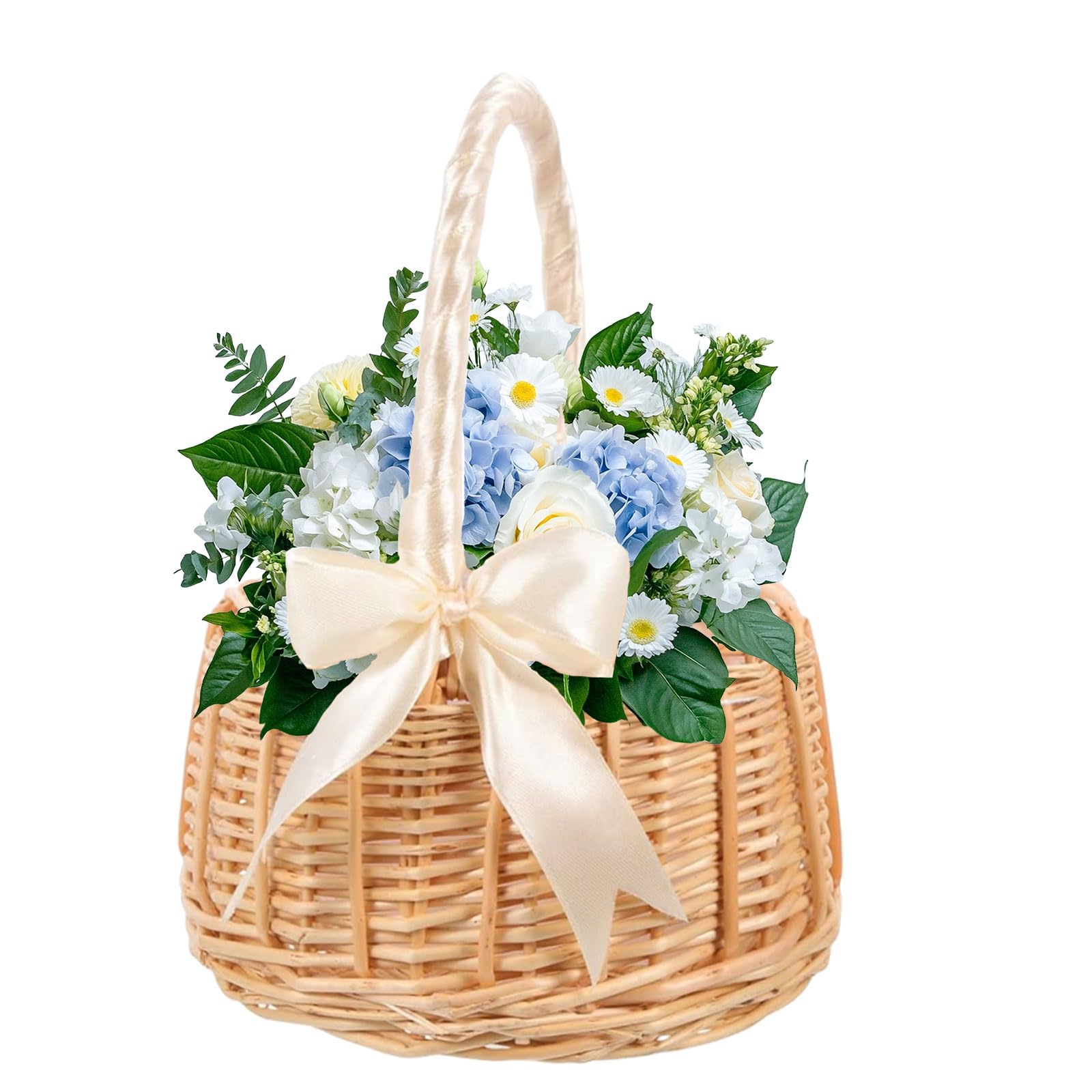 UPKOCH Einkaufskorb Aus Rattan Körbchen Für Blume Produktbild-Vorschau 7