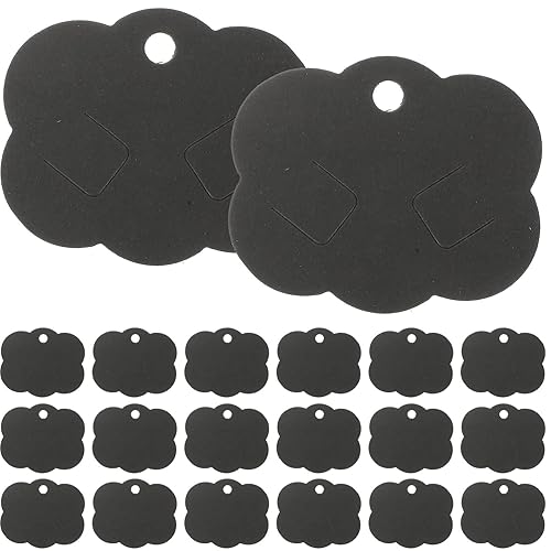 Tarjetas de exhibición de lazo para el cabello, tarjetas de exhibición de joyas, 100 piezas, pinzas para el cabello, soporte para broche, aretes,